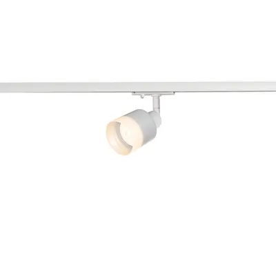 Iluminat decorativ pe sina, PURI TRACK Melodii GU10, sticla QPAR51 alb, 50W alb, inclusiv. 1 adaptor circuit