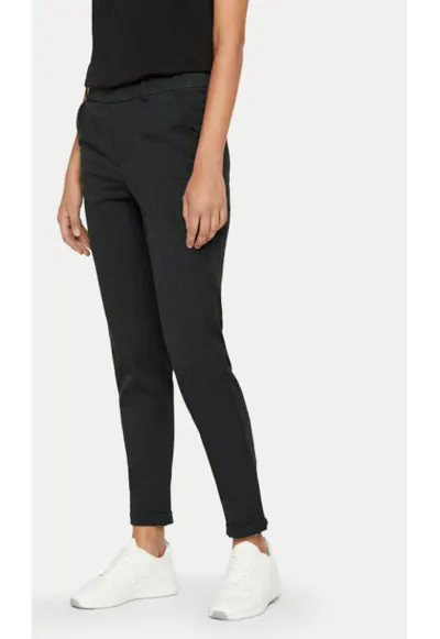 Pantaloni dama - 304333293 - Poliester/Viscoza - Gri