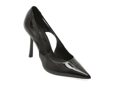 Pantofi eleganti ALDO negri, DELUNA 001, din piele ecologica lacuita