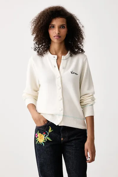 Kenzo cardigan pentru femei cu lână