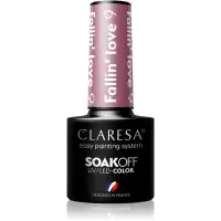 Claresa SoakOff UV/LED Color Fallin' Love lac de unghii sub forma de gel culoare 9 5 g