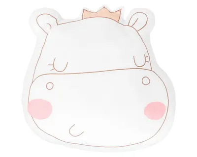 Pernuta decorativa din plus KikkaBoo Hippo Dreams