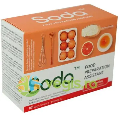 Bicarbonat de Sodiu Alimentar 20 pliculete x 10g