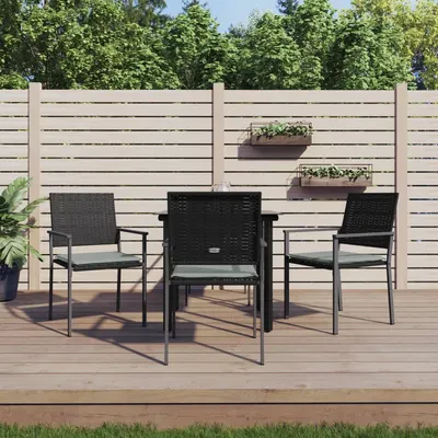 Gossi set mobilier de gradina cu perne, 5 piese, poliratan si otel