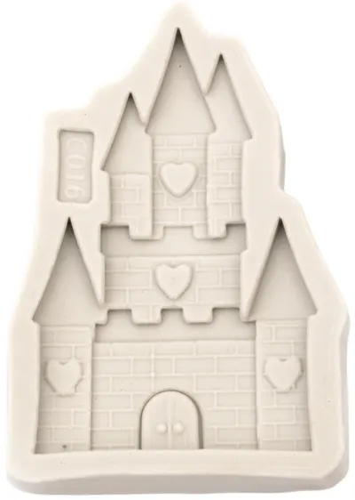 Mold din silicon (formă) Em Art - Castel, 70 x 70 x 10 mm
