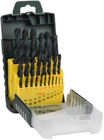 Set de burghie pentru metal Bosch - HSS-R, 25 piese