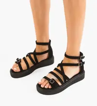 Sandale dama Sanabe Negre