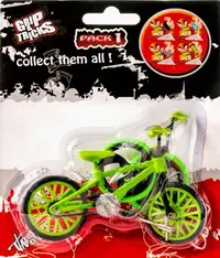 Jucarie pentru degete Grip&Trick - Finger BMX Stunt, verde