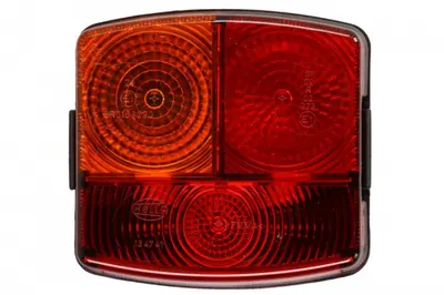 Stop spate stanga (P21W R10W, 12V, cu intermitent, cu stop, lumina de parcare, cu iluminare placuta) potrivit DEUTZ FAHR D 10006, D 10006 A, D 13006, D 2506, D 2807, D 3006, D 3006 P, D 3607, D 4006