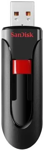 Stick USB SanDisk Cruzer Glide, 32GB (Negru/Rosu)