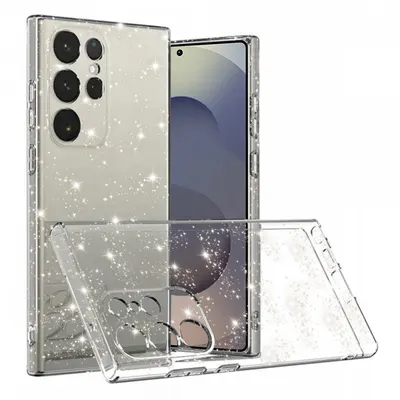 Husa pentru Samsung Galaxy S25 Ultra S938, Techsuit, SparkleSkin, Transparenta