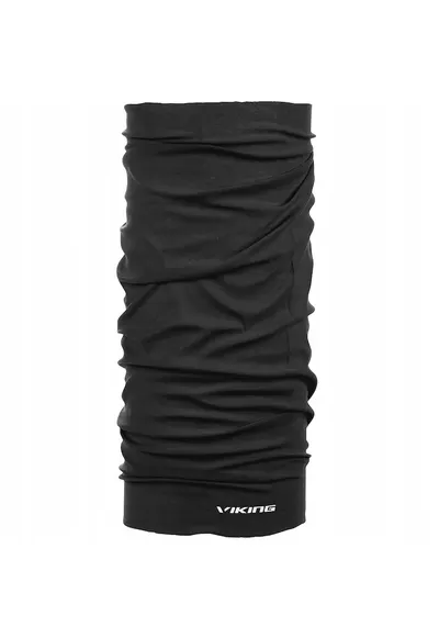 Bandana multifunctional poliester - negru - dimensiune universala