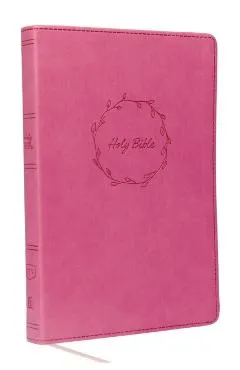Kjv, Value Thinline Bible, Large Print, Leathersoft, Pink, Red Letter Edition, Comfort Print
