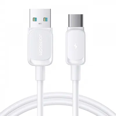 Cablu Date si Incarcare USB-A - USB-C Joyroom S-A14, 18W, 1.2m, Alb