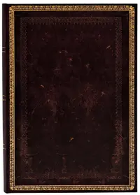 Caiet de notițe Paperblanks Old Leather - negru marocan, 13 x 18 cm, 72 de foi