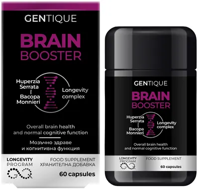 Brain Booster, 60 capsule, Gentique Longevity