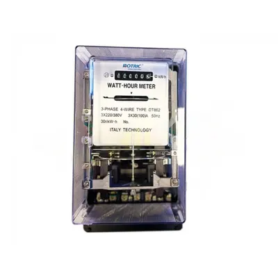 Contor trifazat cu DISC DT-862 transparent
