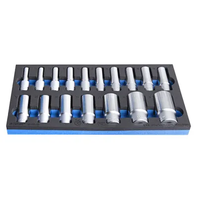 Set de capete chei tubulare lungi antrenare 1/2'' in modul SOS