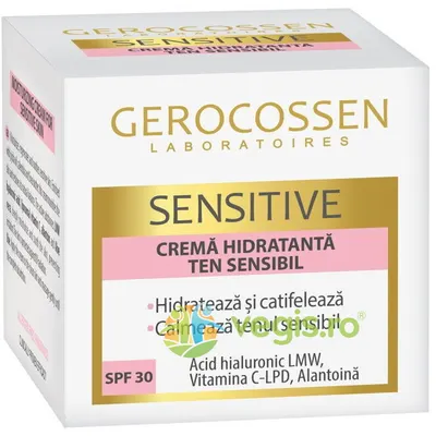 Crema Hidratanta cu Acid Hialuronic LMW si Vitamina C Lipozomala Sensitive 50ml