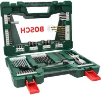 Set de burghie și biți Bosch - V-Line TiN, 83 de piese