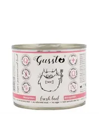 Gussto Cat Fresh Beef Carne Proaspătă de Vită 200 G