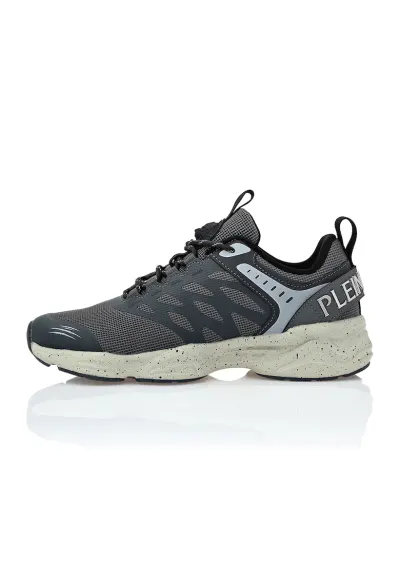 Pantofi sport slip-on de piele ecologica Venom Striker - Gri/Gri carbune