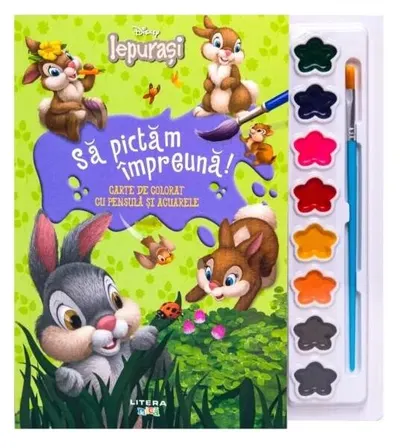 Iepurași. Să pictăm împreună! - Paperback brosat