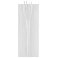 Tacamuri de Unica Folosinta, Biodegradabile, cPLA, Furculita si Servetel, 100 Bucati