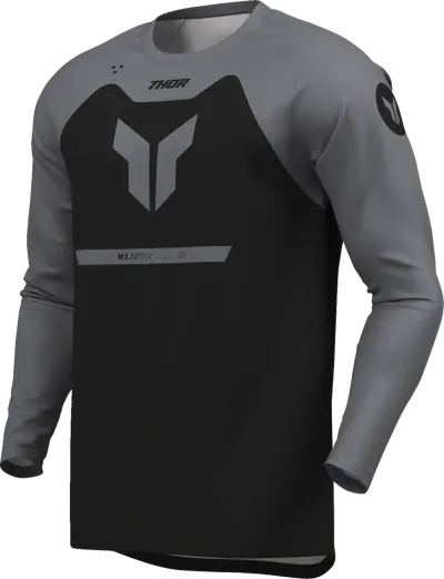 Tricou atv cross copii Thor Ridemode Menace, culoare negru gri, marime 2YXS
