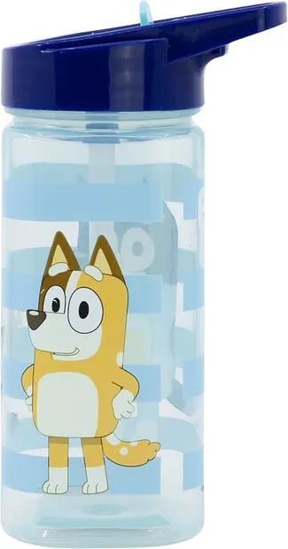 Sticlă pătrată Stor Bluey - Cool Day, 510 ml