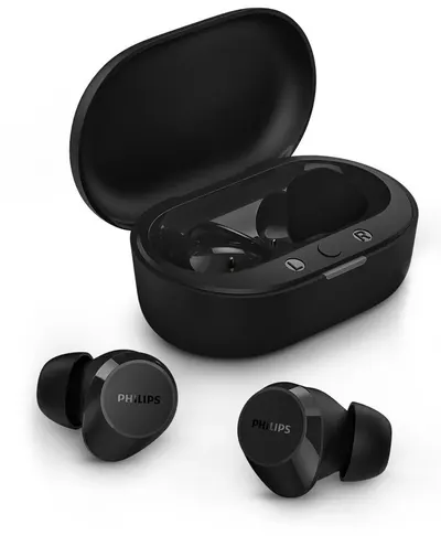 Căști wireless Philips - TAT1209BK/00, TWS, negre