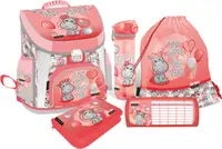Set școlar Lizzy Card Lollipop Thiny Hippo - 5 în 1
