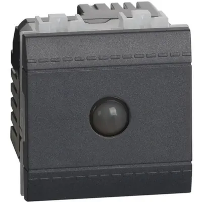 Intrerupator cap-scara Intuition LiVing Light - conexiune automata - Antracit - 2 module