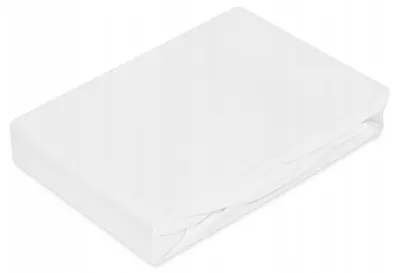 Protector pentru saltea Baby Matex - Bamboo, cu elastic, 58 x 110 cm, alb