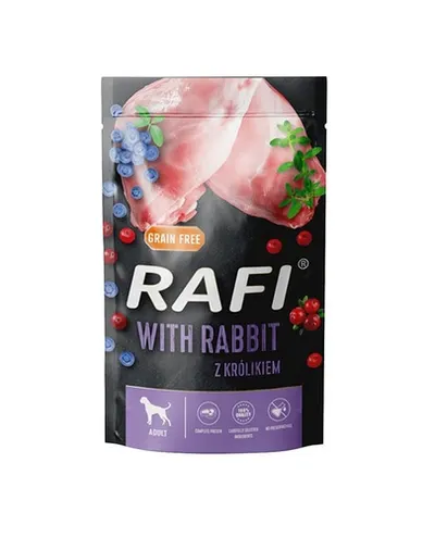 DOLINA NOTECI RAFI hrana caine, iepure, afine si merisor 500 g