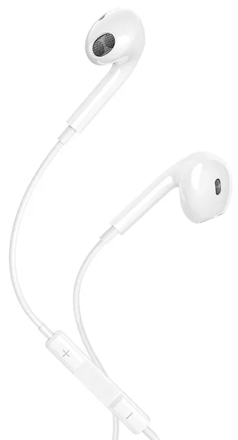 Căști cu microfon Maxlife - MXEP-04, USB-C, albe