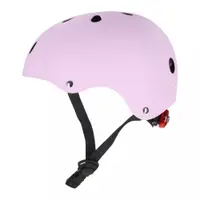 Casca de bicicleta pentru copii Trike Fix, marime M (55-58 cm), lumina LED integrata si 11 orificii de ventilaie, Violet
