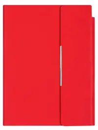 Agenda din piele cu capac magnetic Velvet A5 - Rosie