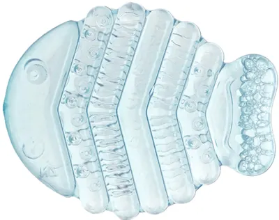 Jucărie de dentiție Lorelli Baby Care - Fish, Aqua blue