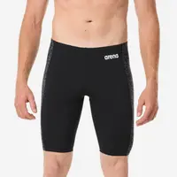 Boxeri de baie Jammer înot Snakeskin Negru Bărbați