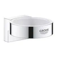 Suport dozator sapun lichid pahar periute de dinti, crom lucios, Grohe Selection
