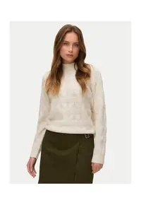 Pulover dama - bej - din material moale