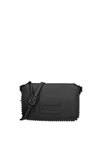 Geanta crossbody cu bareta detasabila Astria Elite - Negru
