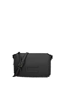 Geanta crossbody cu bareta detasabila Astria Elite - Negru