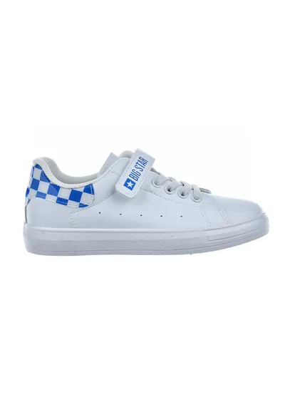 Pantofi sport cu detaliu logo - Alb/Albastru
