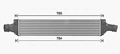 Compresor intercooler potrivit AUDI A4 B9, A5 3.0 05.16
