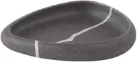 Suport pentru săpun Inter Ceramic - Kobea, 13 x 10.7 x 2.3 cm, gri