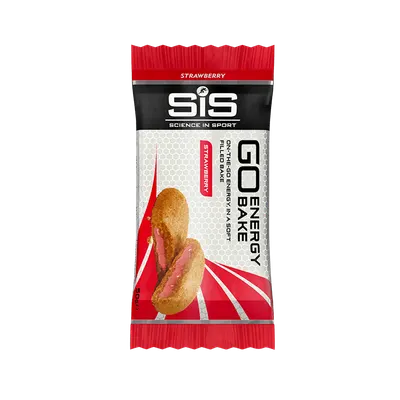 Prajitura energizanta cu capsuni Go Energy Bake, 50g, SiS