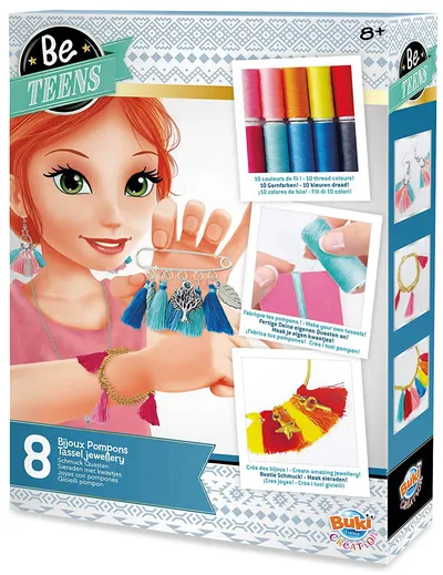 Set creativ Buki Be Teens - Fa-ti singur bijuterii pompoase