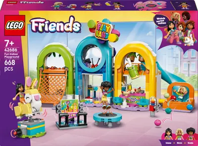 Constructor LEGO Friends - Loc de joacă interior distractiv (42686)